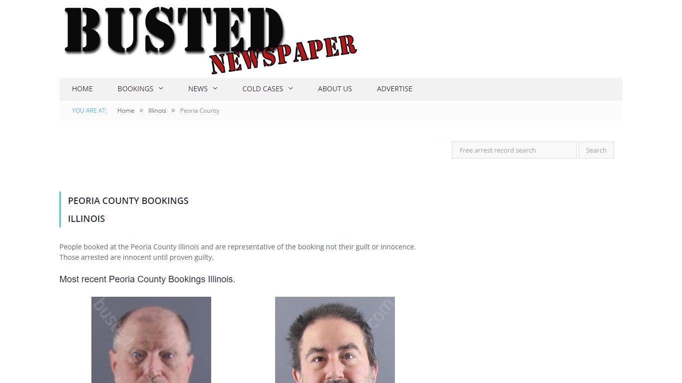 Peoria County, IL Mugshots - BUSTEDNEWSPAPER.COM
